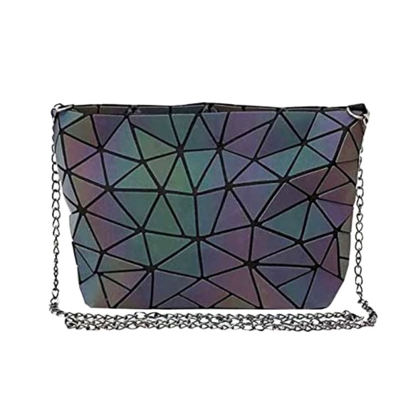 Geometric Luminous Crossbody Bag - Picture 1 of 9